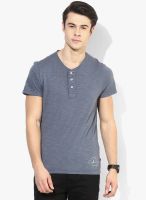 Tom Tailor Blue Regular Henley T-Shirt