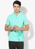 Tom Tailor Green Printed Polo T-Shirt