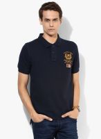 U.S. Polo Assn. Navy Blue Solid Polo T-Shirt