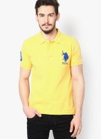 U.S. Polo Assn. Yellow Polo T Shirts