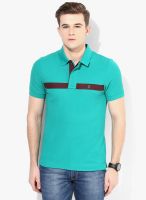 Uni Style Image Green Solid Polo T-Shirt