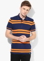 United Colors of Benetton Blue Striper Polo T-Shirt