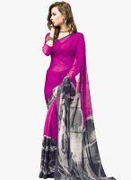 Vaamsi Magenta Printed Saree