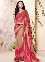 Vishal Beige Printed Saree