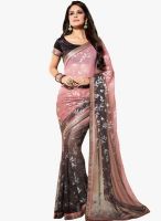 Vishal Pink Embroidered Saree