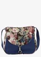 Vogue tree Blue Canvas Sling Bag