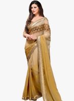 Admyrin Golden Embroidered Saree