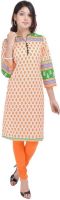 Anjani Casual Printed Women's Kurti(Orange)