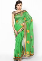 Avishi Embellished Green Saree