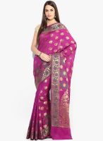 Avishi Magenta Embellished Saree