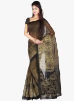 Desi Look Olive Printed Sarees