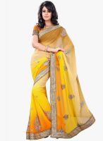 Florence Beige Embroidered Saree