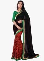Florence Black Embroidered Saree