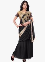 Florence Black Embroidered Saree