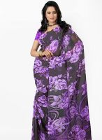 Florence Black Printed Saree