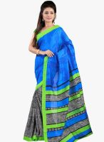 Florence Blue Printed Saree