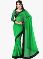 Florence Green Embellished Saree