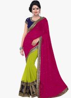 Florence Maroon Embroidered Saree