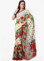 Florence Multicoloured Embroidered Saree