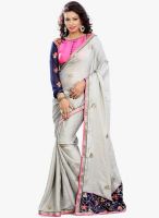 Florence Off White Embroidered Saree