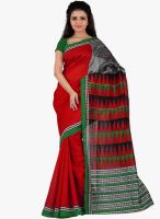 Florence Red Printed Saree