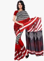 Florence Red Printed Saree