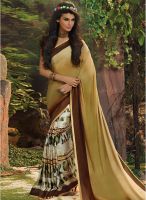 Inddus Multicoloured Printed Saree