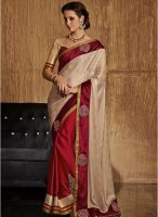 Indian Women By Bahubali Golden Embroidered Sarees