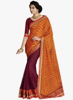 Indian Women By Bahubali Multicoloured Embroidered Saree