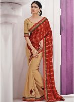 Indian Women By Bahubali Red Sarees