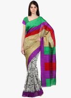 Janasya Janasya Multicoloured Bhagalpuri Printed Saree