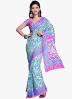 Janasya Janasya Multicoloured Crepe Saree