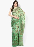 Khazana Green Printed Saree