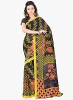 Lookslady Black Printed Saree