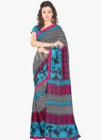 Lookslady Black Printed Saree