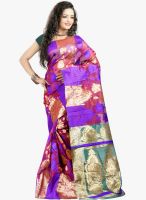 Lookslady Golden Printed Saree
