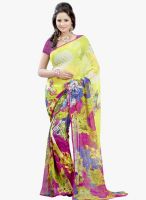 Lookslady Green Printed Saree