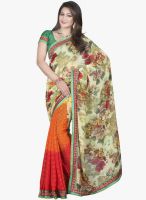 Lookslady Green Printed Saree