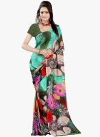 Lookslady Multicoloured Printed Saree