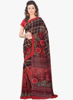 Lookslady Red Printed Saree
