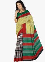 Lookslady Yellow Printed Saree