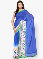 Mrignain Blue Sarees