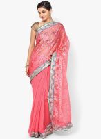 Mrignain Brasso Pink Saree Mrignain Brasso Pink Saree