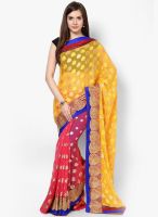 Mrignain Brasso Yellow Saree Mrignain Brasso Yellow Saree