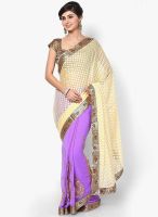 Mrignain Brasso Yellow Saree