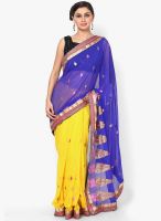 Mrignain Chiffon Blue Saree