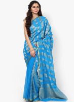 Mrignain Chiffon Blue Saree