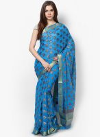 Mrignain Chiffon Blue Saree