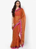 Mrignain Jaquard Yellow Saree