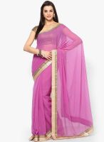 Mrignain Purple Sarees